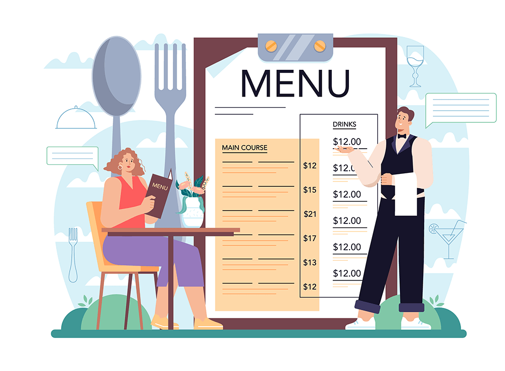 Restaurant Menu Data Entry