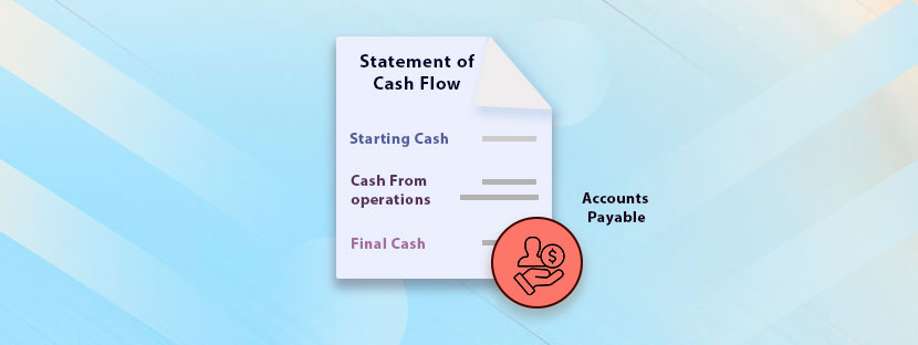 Accounts Payable Negative in Cash Flow Statement